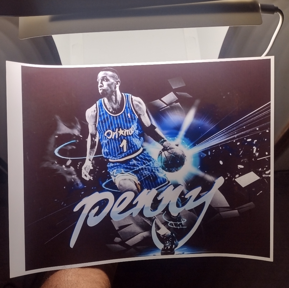 NEW PENNY HARDAWAY ORLANDO VINTAGE NBA 8.5x11 REPRINT ULTRA GLOSSY POSTER BUNDLE